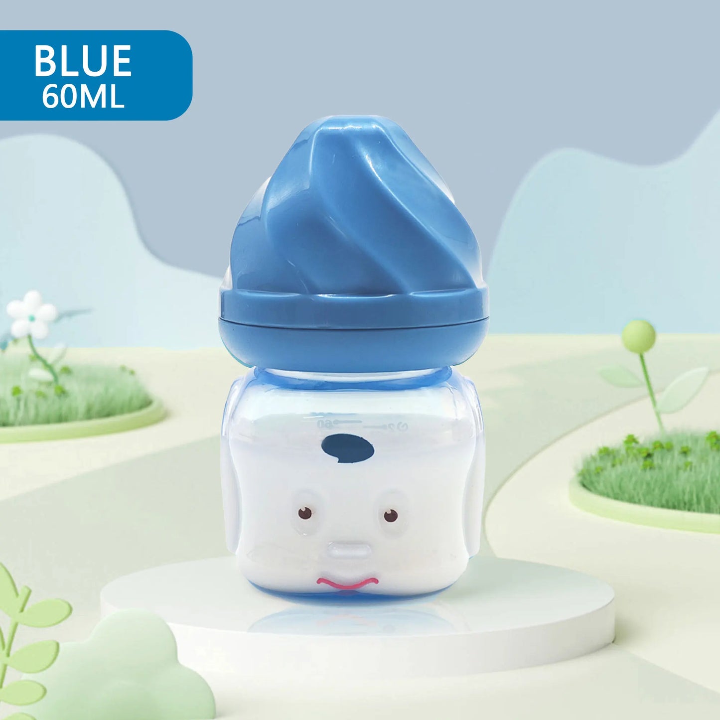 0-6 months newborn baby mini bottle, fall-proof and anti-colic PP bottle