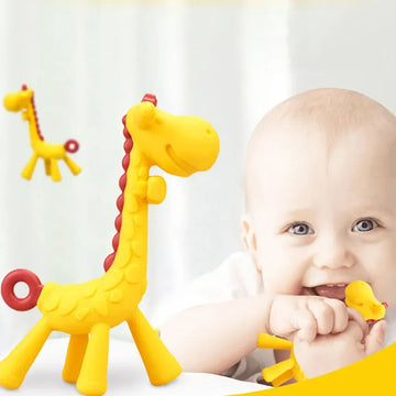Silicone Teethers Giraffe Cartoon Baby