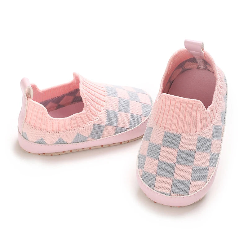 Baby Shoes Boy Girl Cotton Fabric Casual Anti-slip Soft Sole Shoes Infant Kids Walking Toddler 0-18 Months