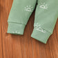 3 PCS Baby Boy Clothes Set Spring Autumn Knitted V-neck Romper+infant Pants+Cap Newborn Outfit