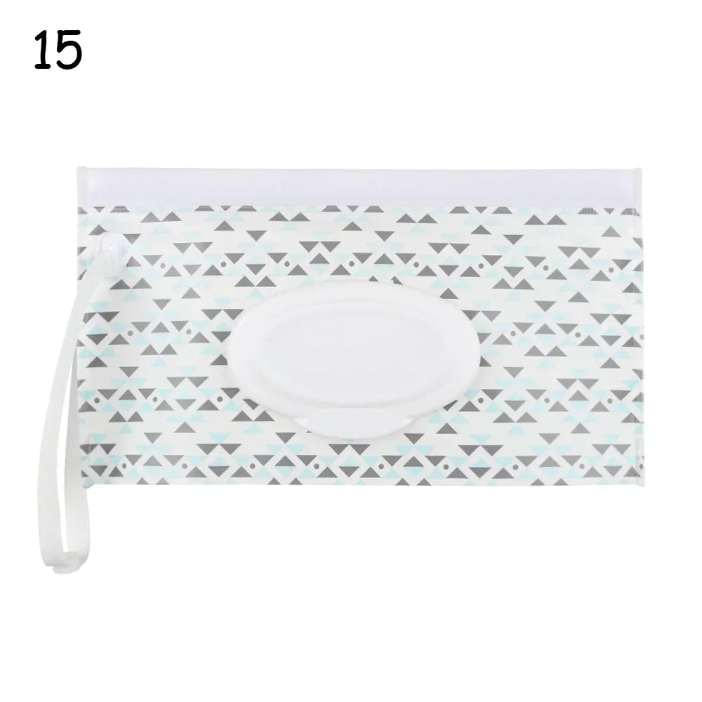 1Pc Baby Fashion Wipes Carrying Case Clutch and Clean Wet Wipes