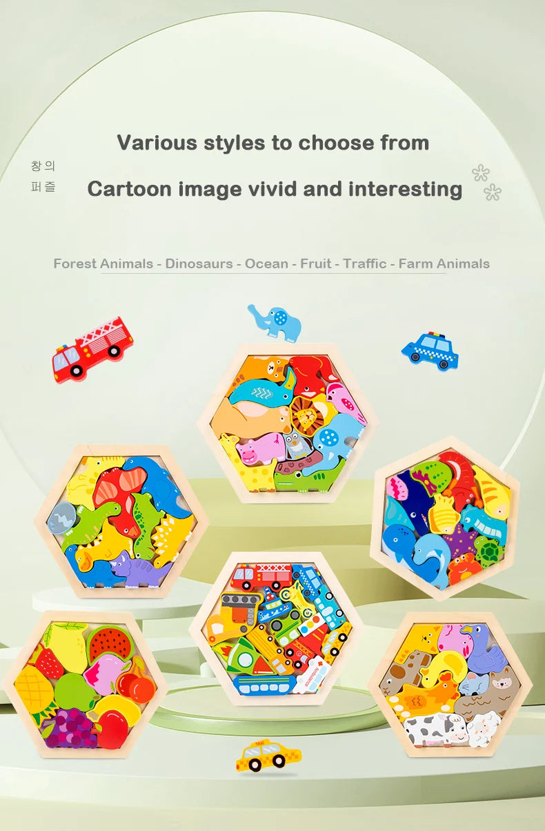 Children's creative three-dimensional puzzles / Education toys