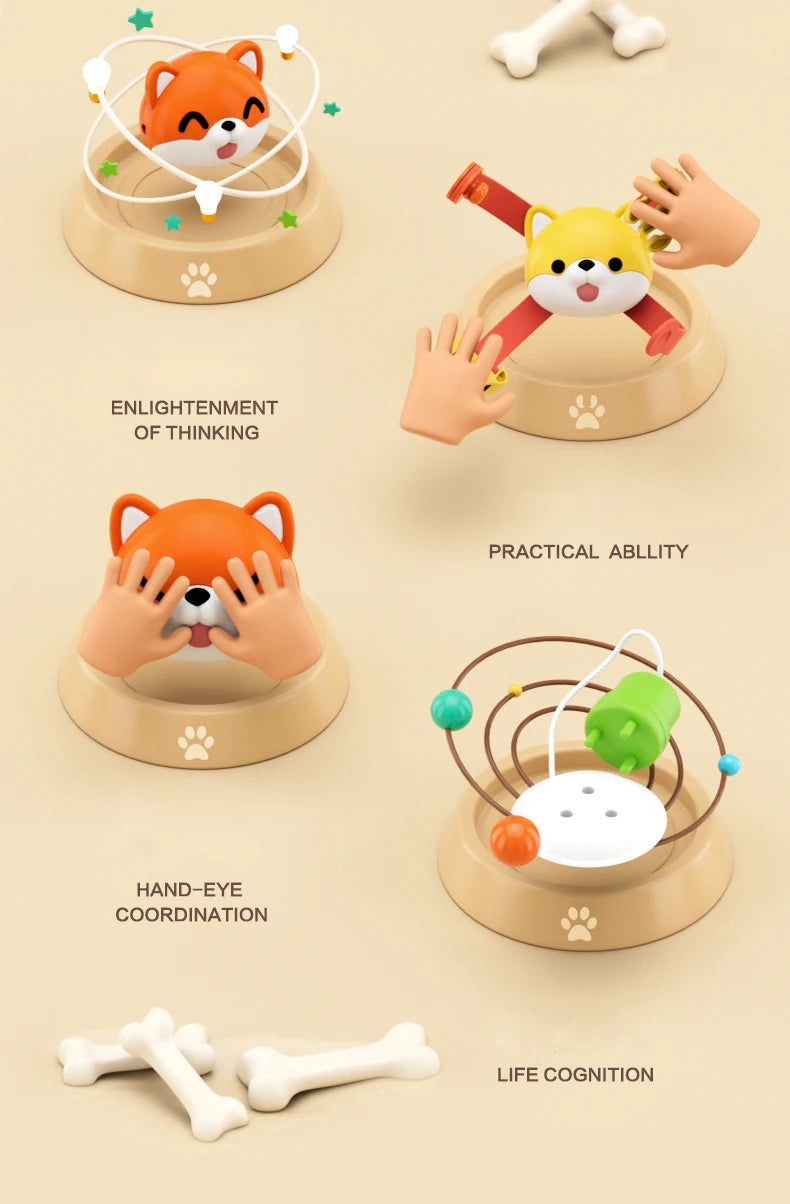 Board Cube Montessori Sensory Educational Toys