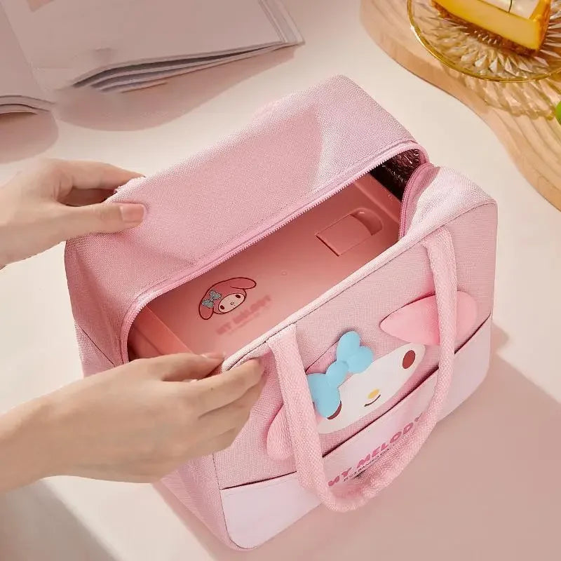 Kawaii Sanrio Hello Kitty Melody Lunch Box Bag Cinnamoroll