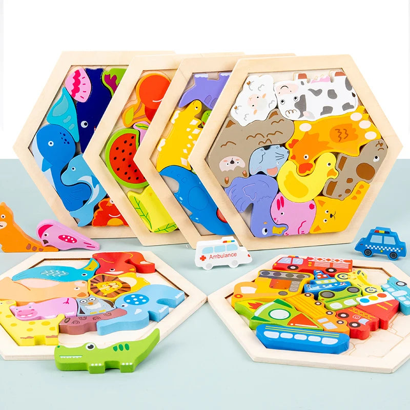 Children's creative three-dimensional puzzles / Education toys