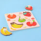 Montessori Early Education Fruit Cognitive Puzzle Toy for girls boys