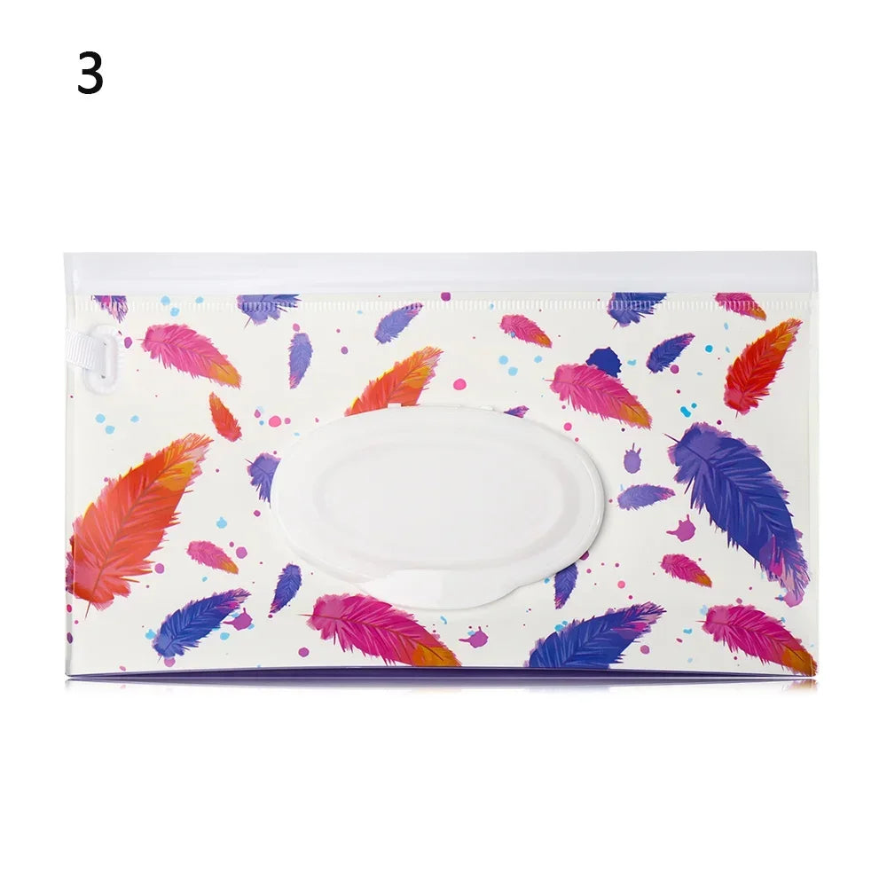 1Pc Baby Fashion Wipes Carrying Case Clutch and Clean Wet Wipes