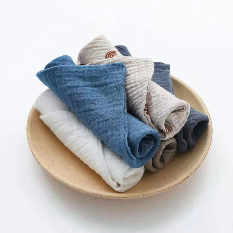 5 PcsWashcloth FaceclothInfant Wash Hand Face Wipes Baby Cotton