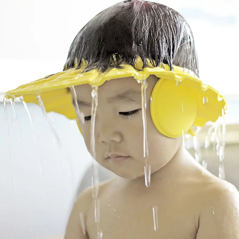 Baby Wash Hair Cap Waterproof Shampoo Hat  Protector  Kids Head Shampoo Cover  Multifunction Bath Accessories Protective visor