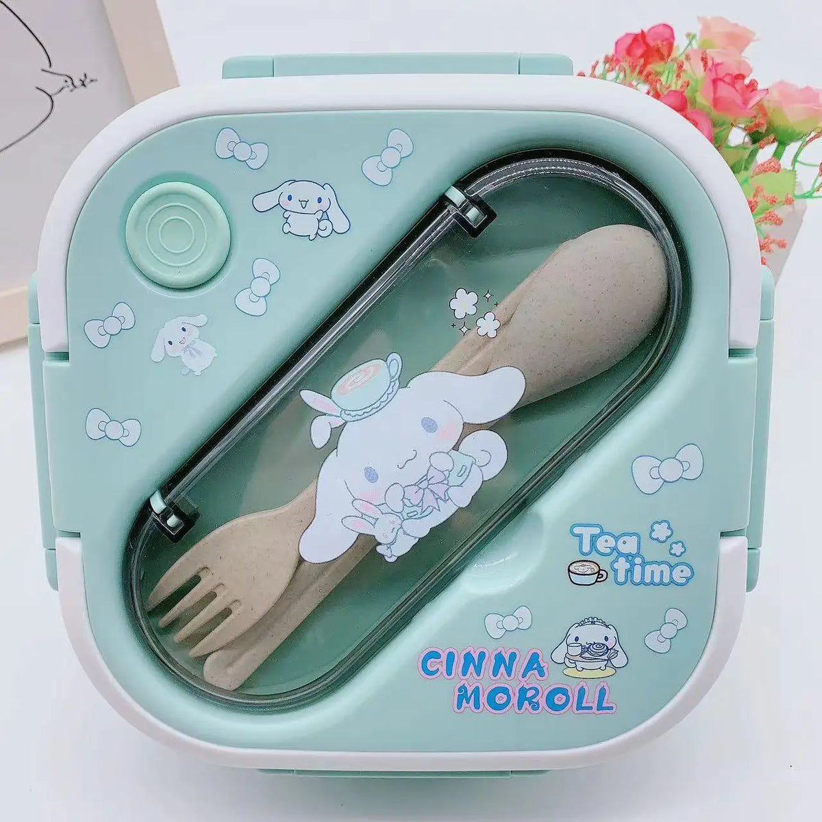 Sanrio Stainless Steel Lunch Box | 3 Compartments 1300ml | Kuromi, Hello Kitty, My Melody & Cinnamoroll
