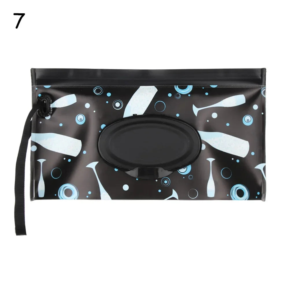 1Pc Baby Fashion Wipes Carrying Case Clutch and Clean Wet Wipes