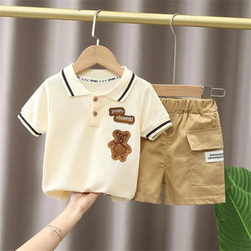 Kids Clothes Boys Summer Two-piece Sets  New Boys Baby Outfit Fashion Trendy Clothing Casual Set 0-4 Years Old