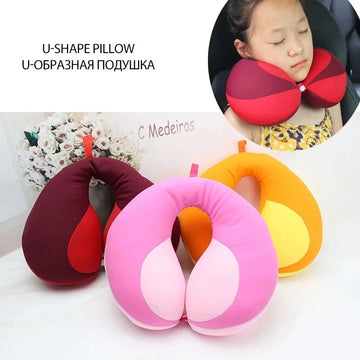 U-Shape For Car Headrest Air Cushion Children Car Seat Head Support Infant Baby