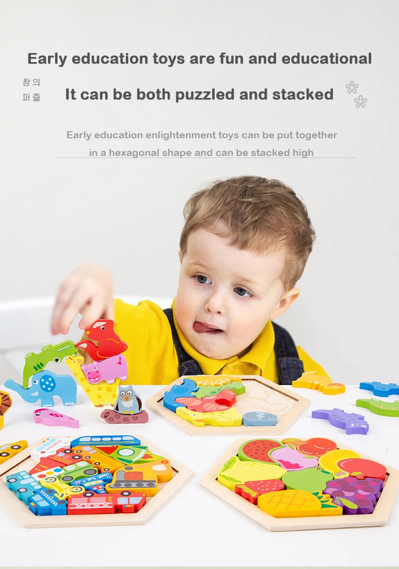 Children's creative three-dimensional puzzles / Education toys