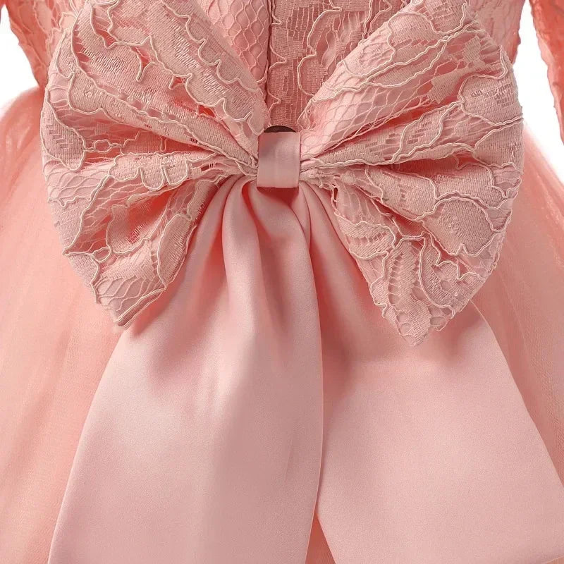 Newborn & Baby Girl Dress – Perfect for Christening, Baptism, Birthday, or Prom – 0–12 Months