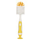 2 in 1 Mother-child Nylon Baby Bottle Cup Cleaning Brush Suction Stand Type Feeding Clean Tool Set