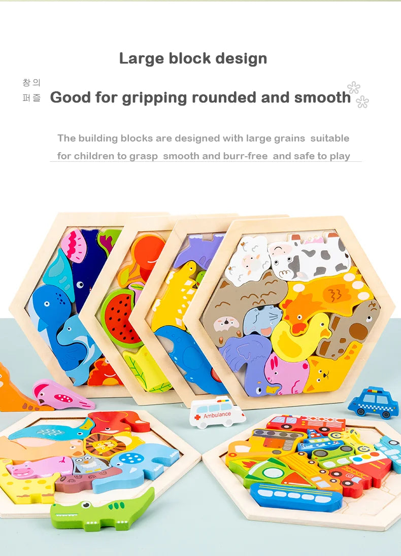 Children's creative three-dimensional puzzles / Education toys