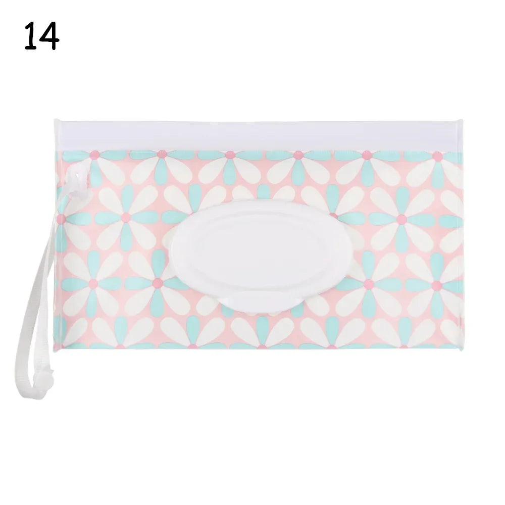 1Pc Baby Fashion Wipes Carrying Case Clutch and Clean Wet Wipes