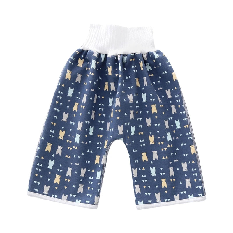 Waterproof Baby Diaper Pants - Leak-Proof Urine Training Pants, Washable Cloth Diapers, Sleep Bed Pants & Potty Training Pants for Infants and Kids