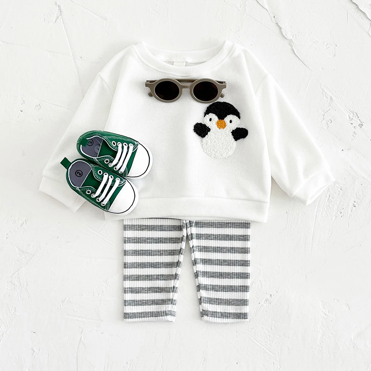 2Pcs Newborn Baby Clothes Sets New Baby Clothing Spring Boys Girls