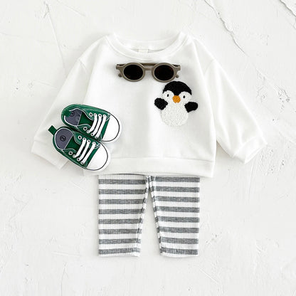 2Pcs Newborn Baby Clothes Sets New Baby Clothing Spring Boys Girls