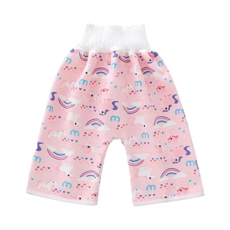 Waterproof Baby Diaper Pants - Leak-Proof Urine Training Pants, Washable Cloth Diapers, Sleep Bed Pants & Potty Training Pants for Infants and Kids