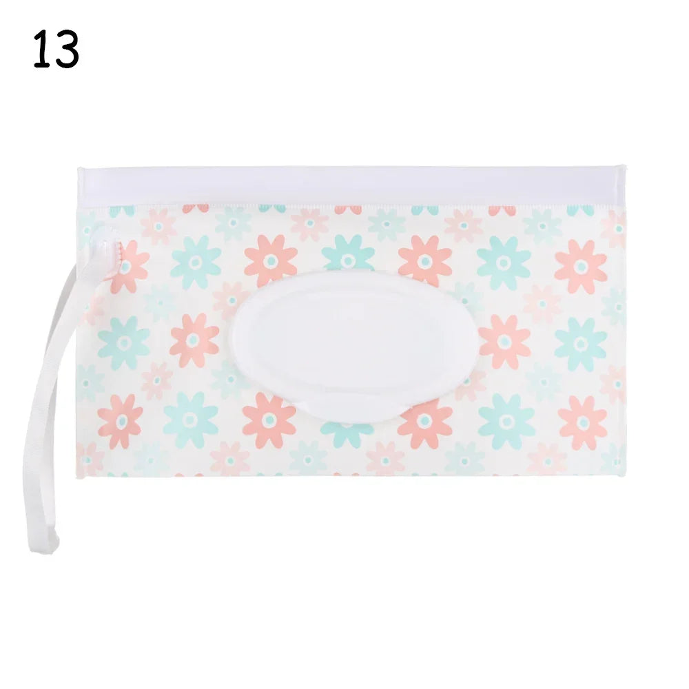 1Pc Baby Fashion Wipes Carrying Case Clutch and Clean Wet Wipes