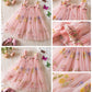 Toddler Baby Girls Party Dresses Back Butterfly