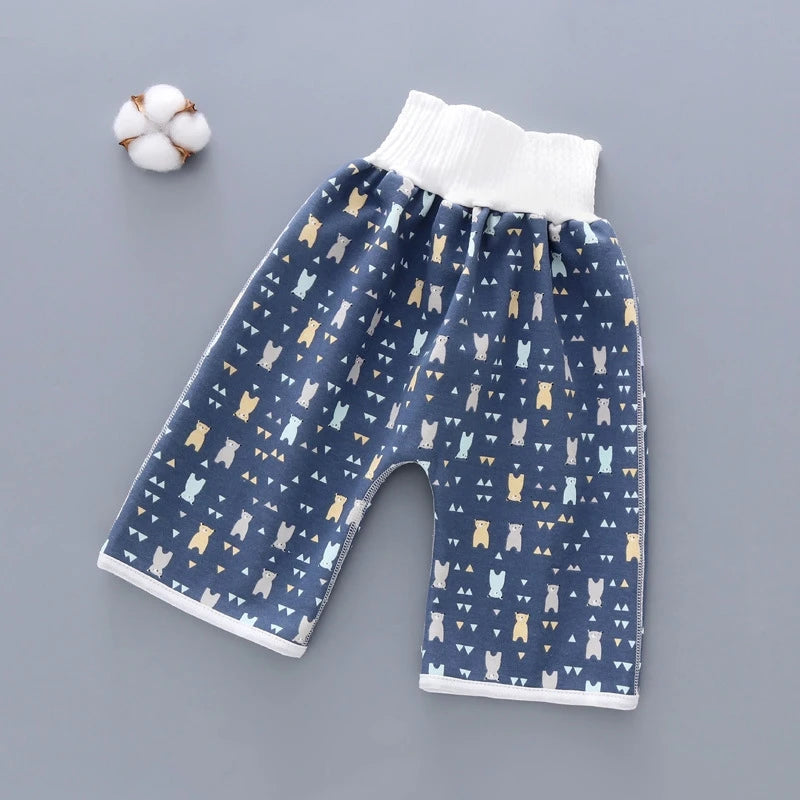 Waterproof Baby Diaper Pants - Leak-Proof Urine Training Pants, Washable Cloth Diapers, Sleep Bed Pants & Potty Training Pants for Infants and Kids