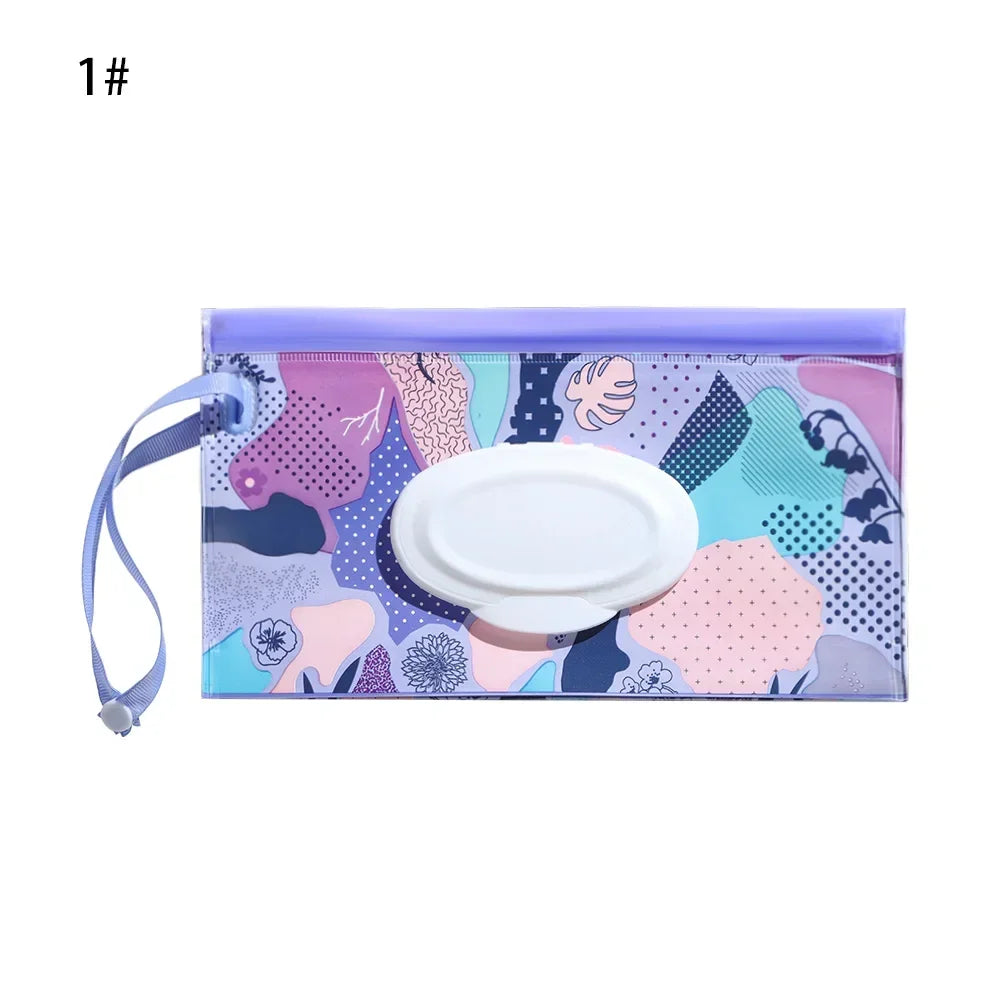 1Pc Baby Fashion Wipes Carrying Case Clutch and Clean Wet Wipes