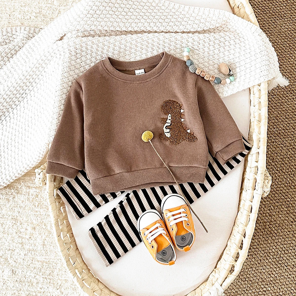 2Pcs Newborn Baby Clothes Sets New Baby Clothing Spring Boys Girls