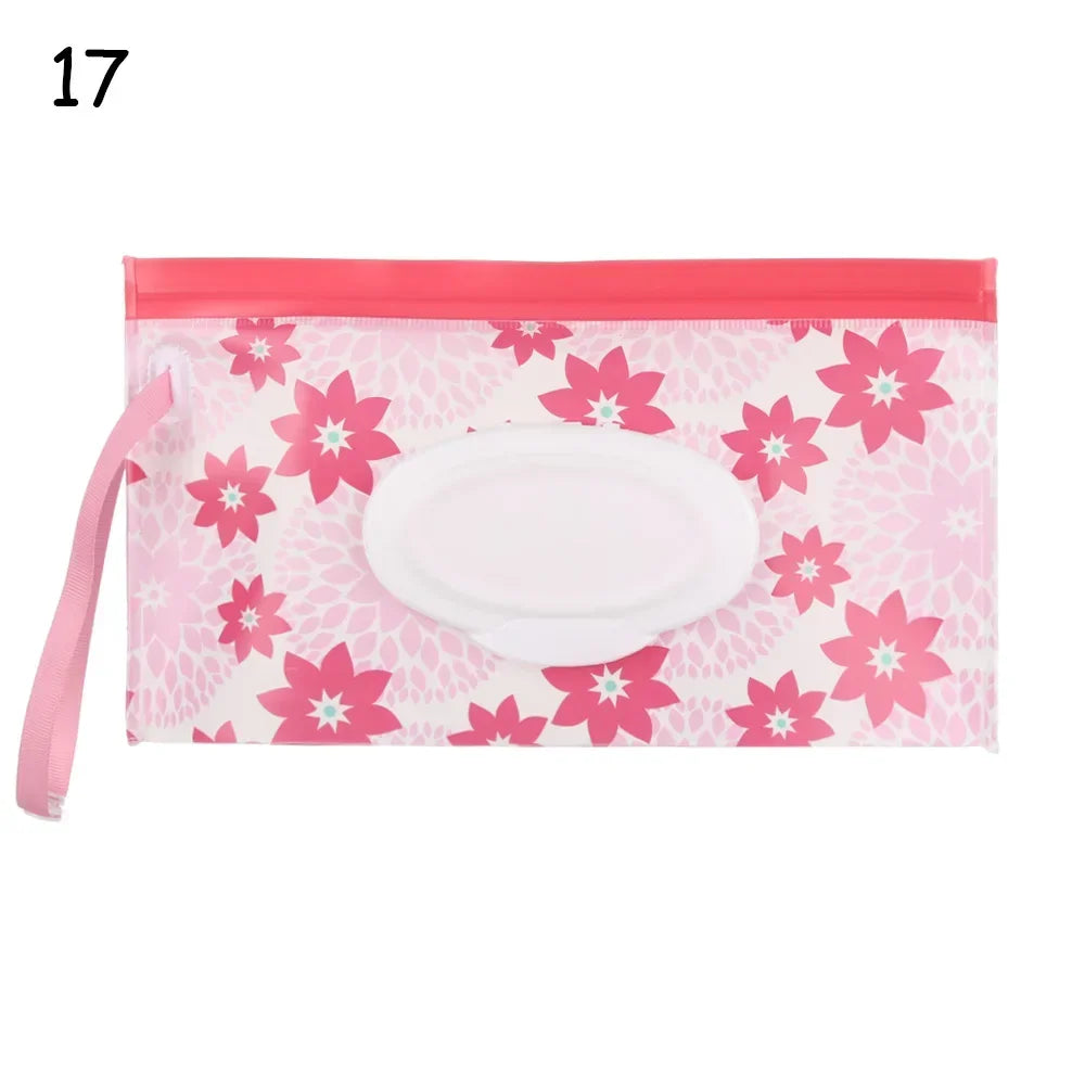 1Pc Baby Fashion Wipes Carrying Case Clutch and Clean Wet Wipes