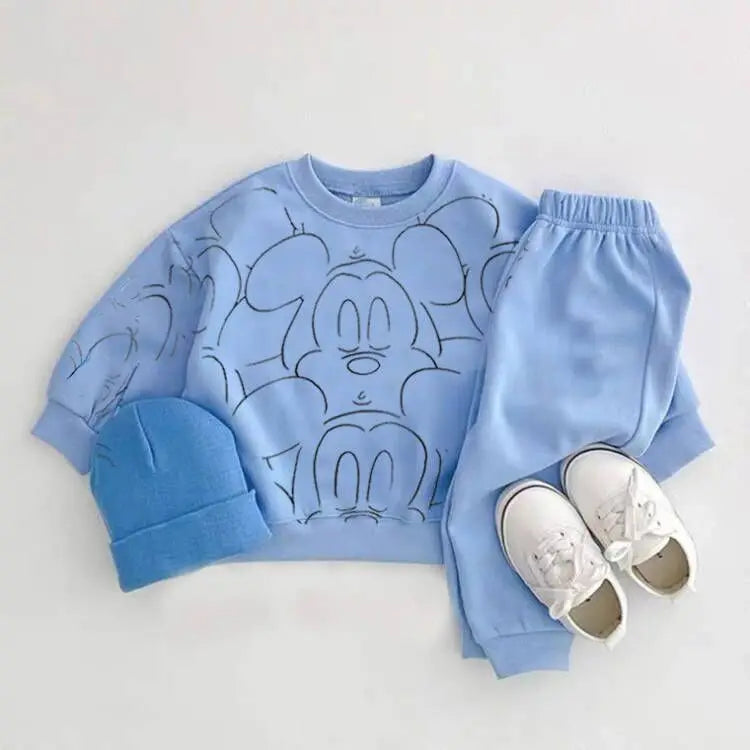New Designer Cartoon Clothing  Tracksuit Baby Boy Summer