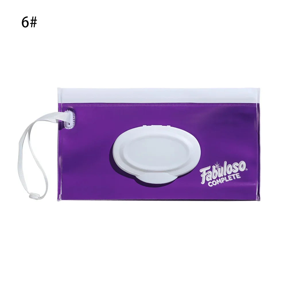 1Pc Baby Fashion Wipes Carrying Case Clutch and Clean Wet Wipes