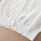 Kids Summer Clothes Girls Lightweight Cardigan Sweater Buttons Long Sleeve Casual Knitted Thin Breathable Outwear